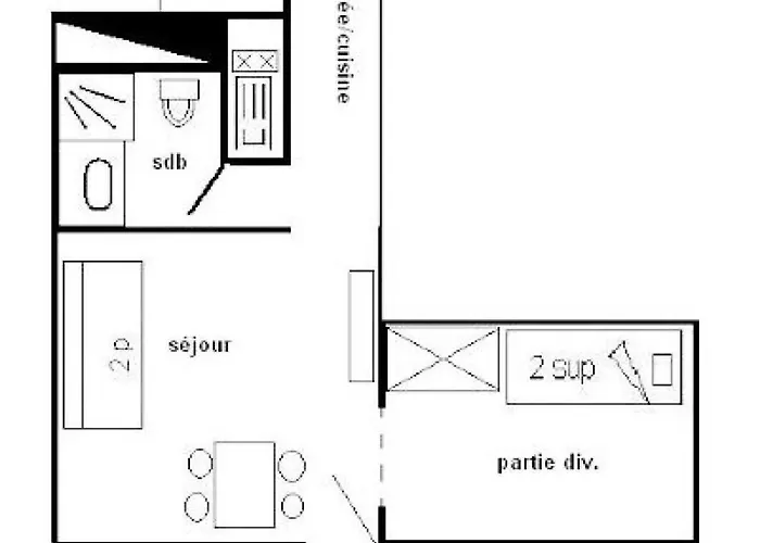 Appartamento Résidence Le France - 3/4 Pers. 4 Couchages Le France - 615fr - Plagne Centre Mae-1984