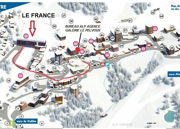 Résidence Le France - 3/4 Pers. 4 Couchages Le France - 615fr - Plagne Centre Mae-1984 Appartamento La Plagne